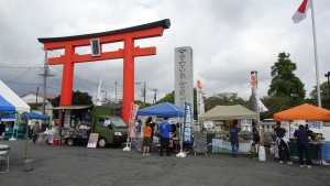 立ち並ぶ屋台