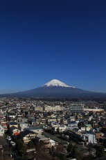 富士宮市役所屋上からの富士山4
