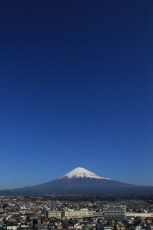富士宮市役所屋上からの富士山5