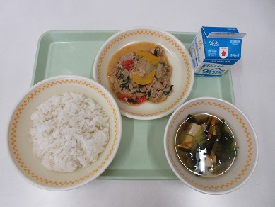 ・牛乳　・麦ご飯　・スタミナ丼の具　・豆腐ともずくのスープ