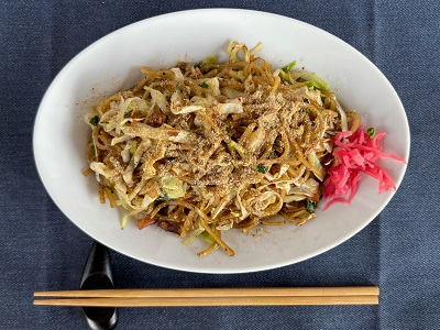 Fujinomiya Yakisoba (fried noodles)