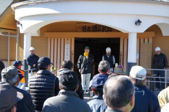 地域防災訓練のようす